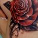 Tattoos - Freehand Roses on the hip - 72755